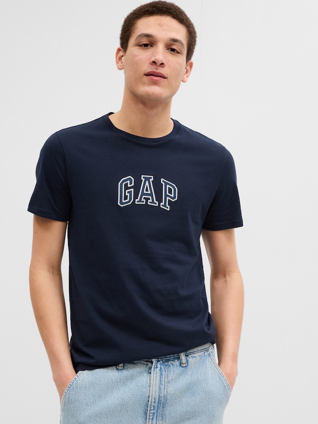 GAPアーチロゴTシャツ(ユニセックス)-0