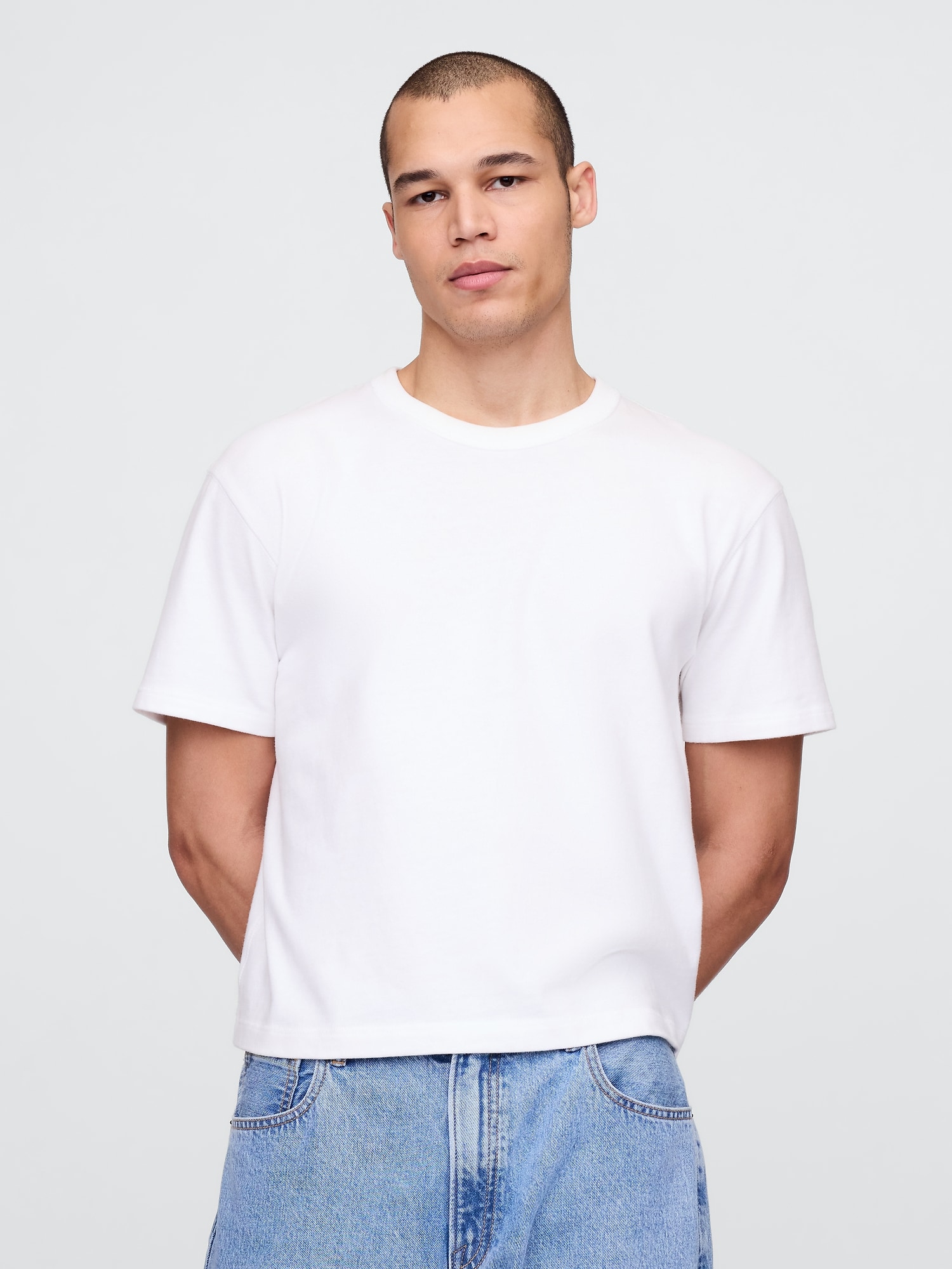 ヘビーウェイト クロップドtシャツ