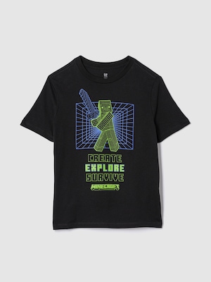GapKids | マインクラフト グラフィックTシャツ