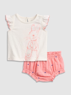 ピーターラビット™ Tシャツコーデセット (ベビー)