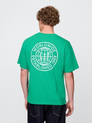 GAPワールドロゴTシャツ