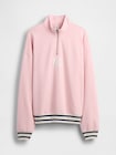 Gap × Malbon ヘビーウェイト ロゴ 1/4ジップアップ トレーナー-7